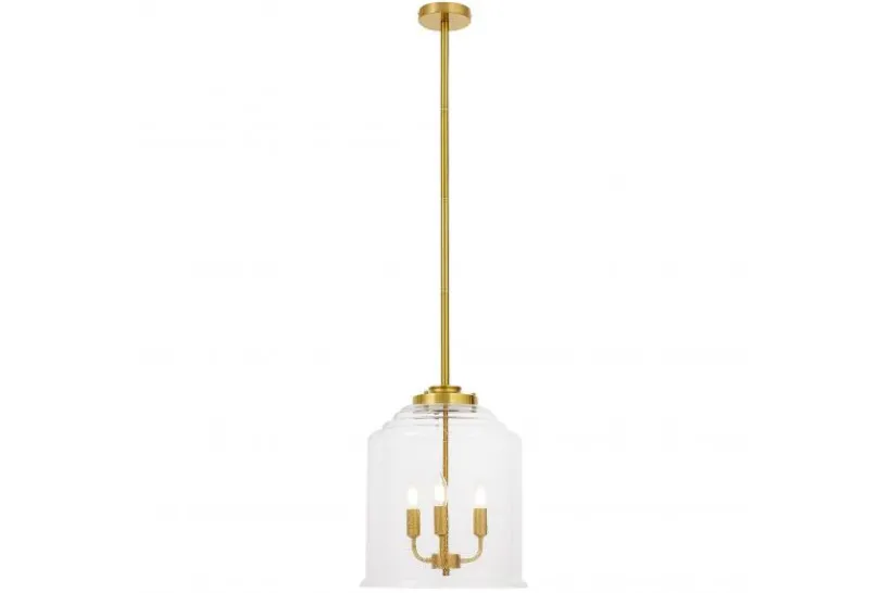 Arrediorg Lampadario a sospensione vetro a bollicine e RALTON W3
