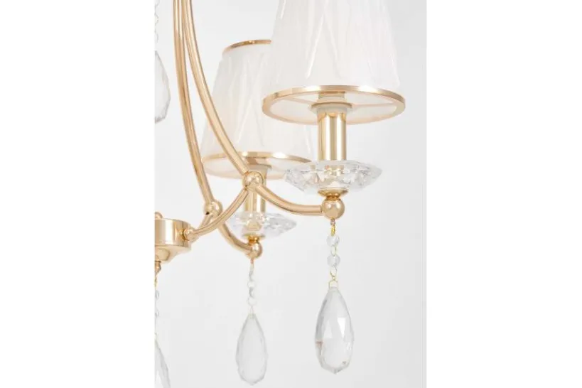 Arrediorg Lampadario classico e cristalli DOMINNI W4