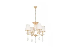 Arrediorg Lampadario classico e cristalli DOMINNI W4