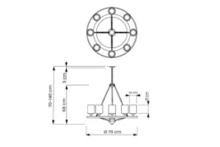 Arrediorg Lampadario colore SANTINI W9