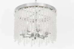 Arrediorg Lampadario con cristalli moderno cromo BALMENA D40