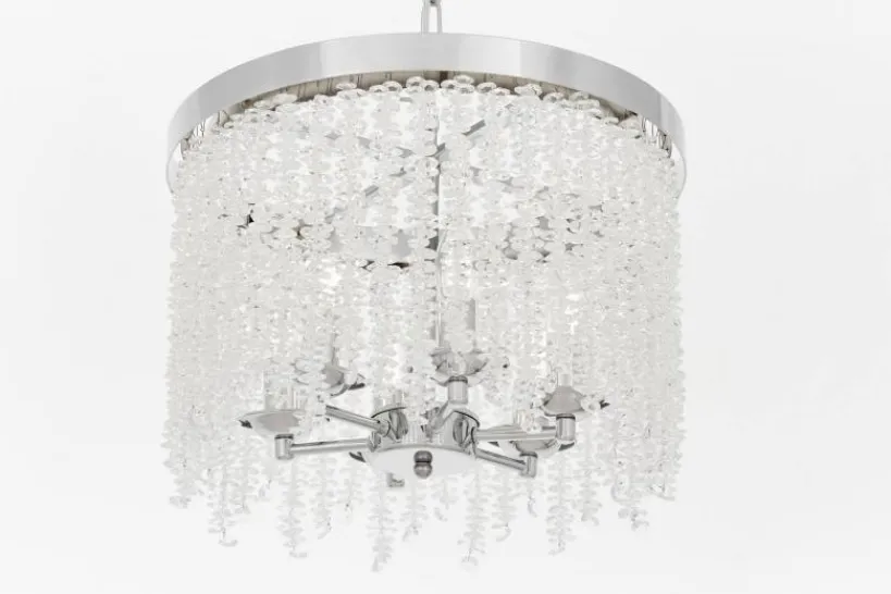 Arrediorg Lampadario con cristalli moderno cromo BALMENA D40