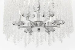 Arrediorg Lampadario con cristalli moderno cromo BALMENA D40