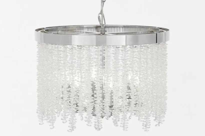 Arrediorg Lampadario con cristalli moderno cromo BALMENA D40