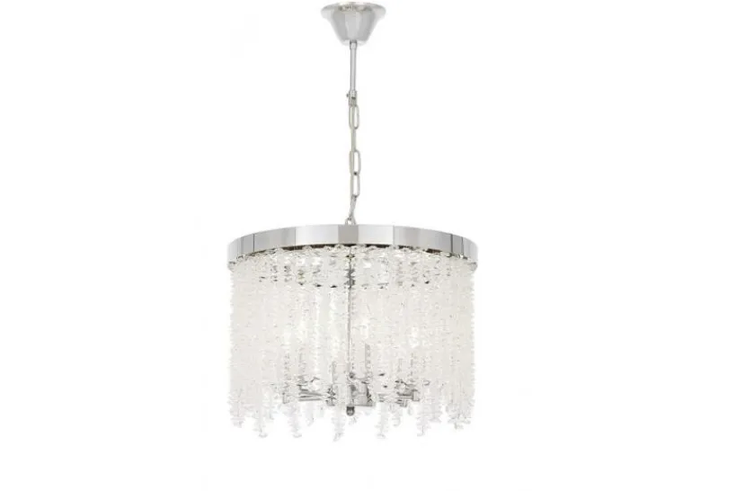 Arrediorg Lampadario con cristalli moderno cromo BALMENA D40