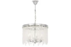 Arrediorg Lampadario con cristalli moderno cromo BALMENA D40