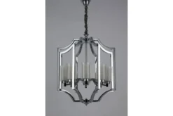 Arrediorg Lampadario con gabbia cromata VIGATTO W8