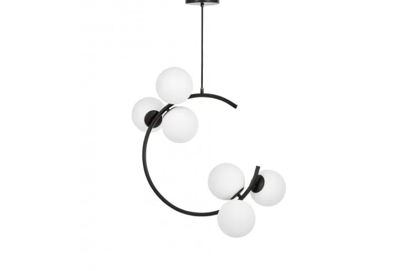 Arrediorg Lampadario design moderno semicircolare BONIO W6