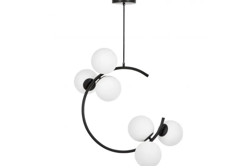 Arrediorg Lampadario design moderno semicircolare BONIO W6