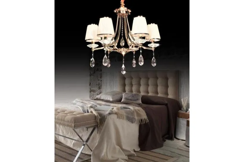 Arrediorg Lampadario di cristallo Dominni W6