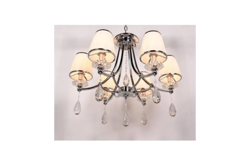 Arrediorg Lampadario di cristallo Dominni W6 Cromato