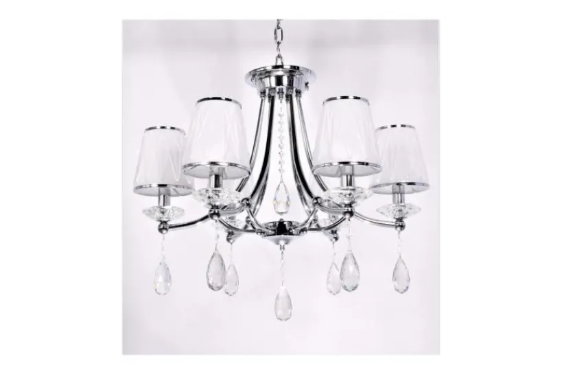Arrediorg Lampadario di cristallo Dominni W6 Cromato