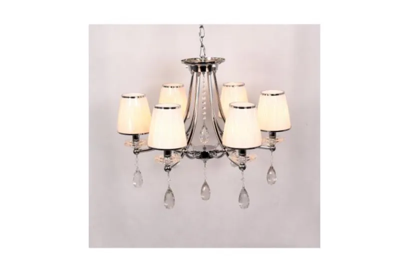 Arrediorg Lampadario di cristallo Dominni W6 Cromato