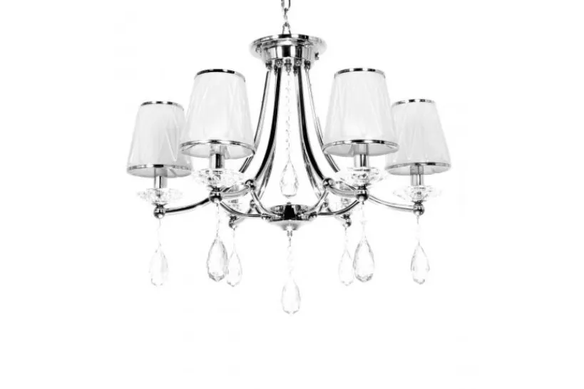Arrediorg Lampadario di cristallo Dominni W6 Cromato