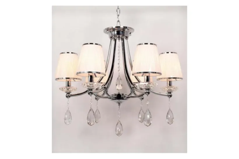 Arrediorg Lampadario di cristallo Dominni W6 Cromato