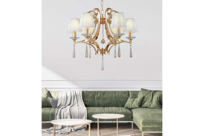 Arrediorg Lampadario di cristallo Venisia W6