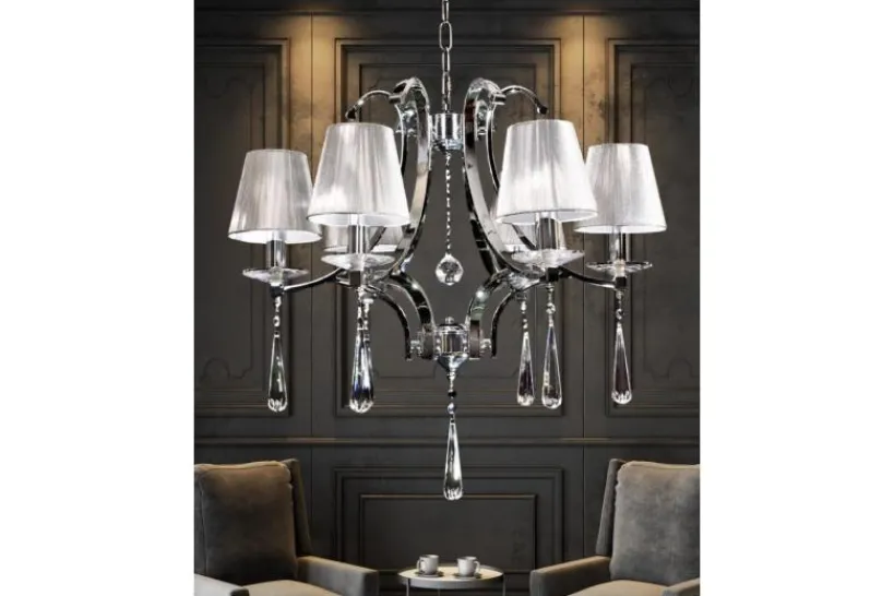 Arrediorg Lampadario di cristallo Venisia W6