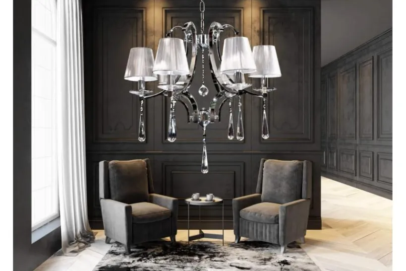 Arrediorg Lampadario di cristallo Venisia W6
