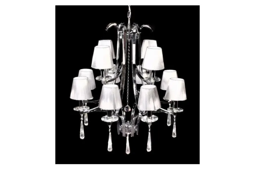 Arrediorg Lampadario di cristallo Venisia W12