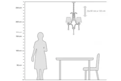 Arrediorg Lampadario di cristallo Venisia W4