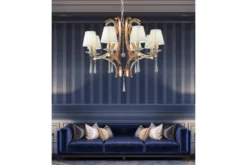 Arrediorg Lampadario di cristallo Venisia W8