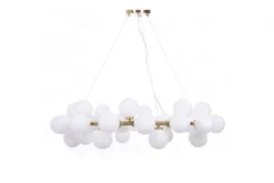 Arrediorg Lampadario di design moderno 40 luci MARSIADA W40 Ottone