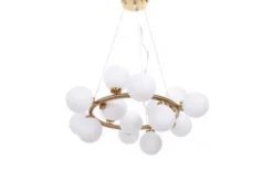 Arrediorg Lampadario di design moderno 15 luci MARSIADA W15 Ottone