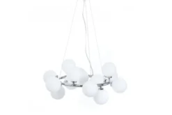 Arrediorg Lampadario di design moderno 15 luci MARSIADA W15 Cromo