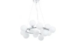Arrediorg Lampadario di design moderno 15 luci MARSIADA W15 Cromo