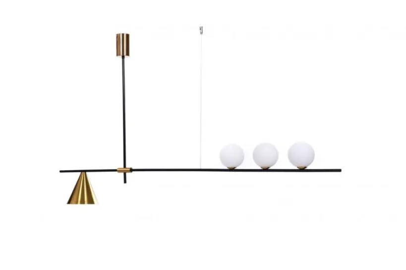 Arrediorg Lampadario di design moderno 4 luci RENZO W4
