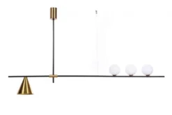 Arrediorg Lampadario di design moderno 4 luci RENZO W4