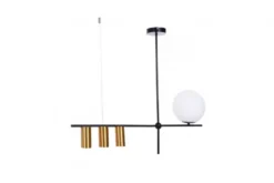 Arrediorg Lampadario di design moderno 4 luci DRINO W4