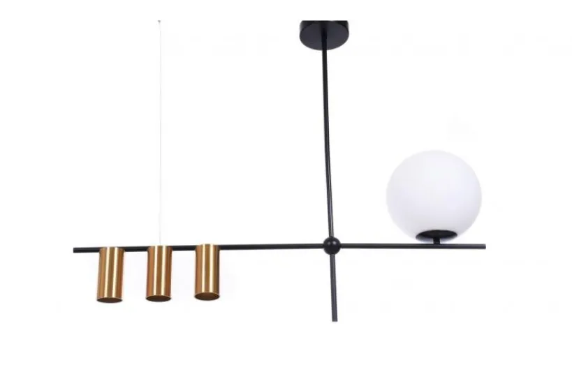 Arrediorg Lampadario di design moderno 4 luci DRINO W4