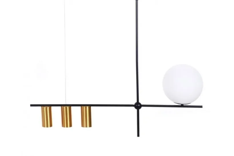 Arrediorg Lampadario di design moderno 4 luci DRINO W4
