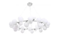 Arrediorg Lampadario di design moderno 40 luci MARSIADA W40 Cromato