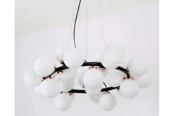 Arrediorg Lampadario di design moderno 25 luci e oro caldo MARSIADA W25