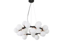 Arrediorg Lampadario di design moderno 25 luci e oro caldo MARSIADA W25