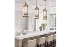 Arrediorg Lampadario di design moderno in e vetro BOSTON W3