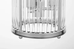 Arrediorg Lampadario di design moderno in metallo cromato e vetro BOSTON W3