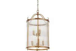 Arrediorg Lampadario di design moderno in e vetro BOSTON W6
