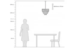 Arrediorg Lampadario di design post moderno di cristallo e metallo oro MAZINI D40