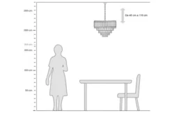 Arrediorg Lampadario di design post moderno di cristallo e metallo oro MAZINI D50