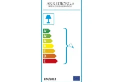 Arrediorg Lampadario moderno con gabbia cromata VIGATTO W4