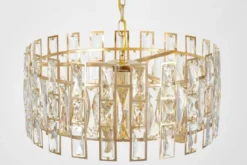 Arrediorg LAMPADARIO MODERNO CRISTALLO FIORINA D50