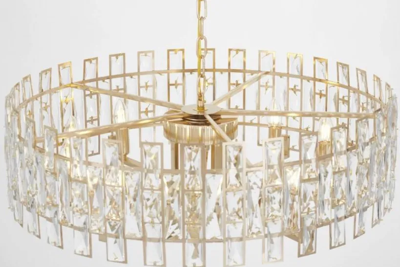 Arrediorg LAMPADARIO MODERNO CRISTALLO FIORINA D80