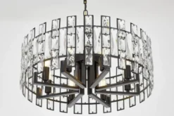 Arrediorg LAMPADARIO MODERNO IN CRISTALLO FIORINA D60