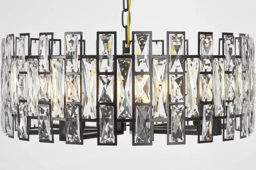Arrediorg LAMPADARIO MODERNO IN CRISTALLO FIORINA D60