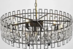 Arrediorg LAMPADARIO MODERNO IN CRISTALLO FIORINA D80