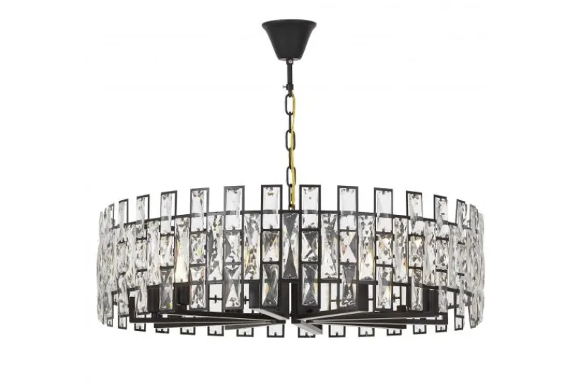 Arrediorg LAMPADARIO MODERNO IN CRISTALLO FIORINA D80