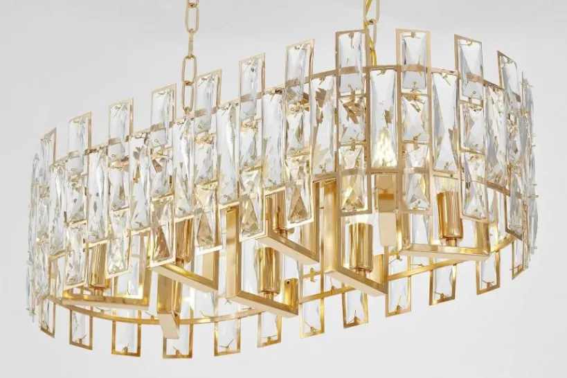 Arrediorg LAMPADARIO MODERNO IN CRISTALLO FIORINA D70 PRO